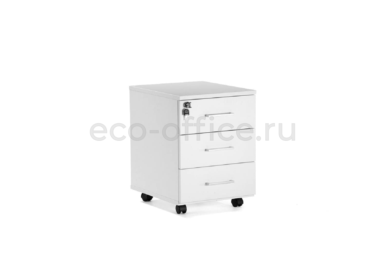 Тумба подкатная TOUR Basic 80T004 W3W3 alum Белый купить в Кранодаре