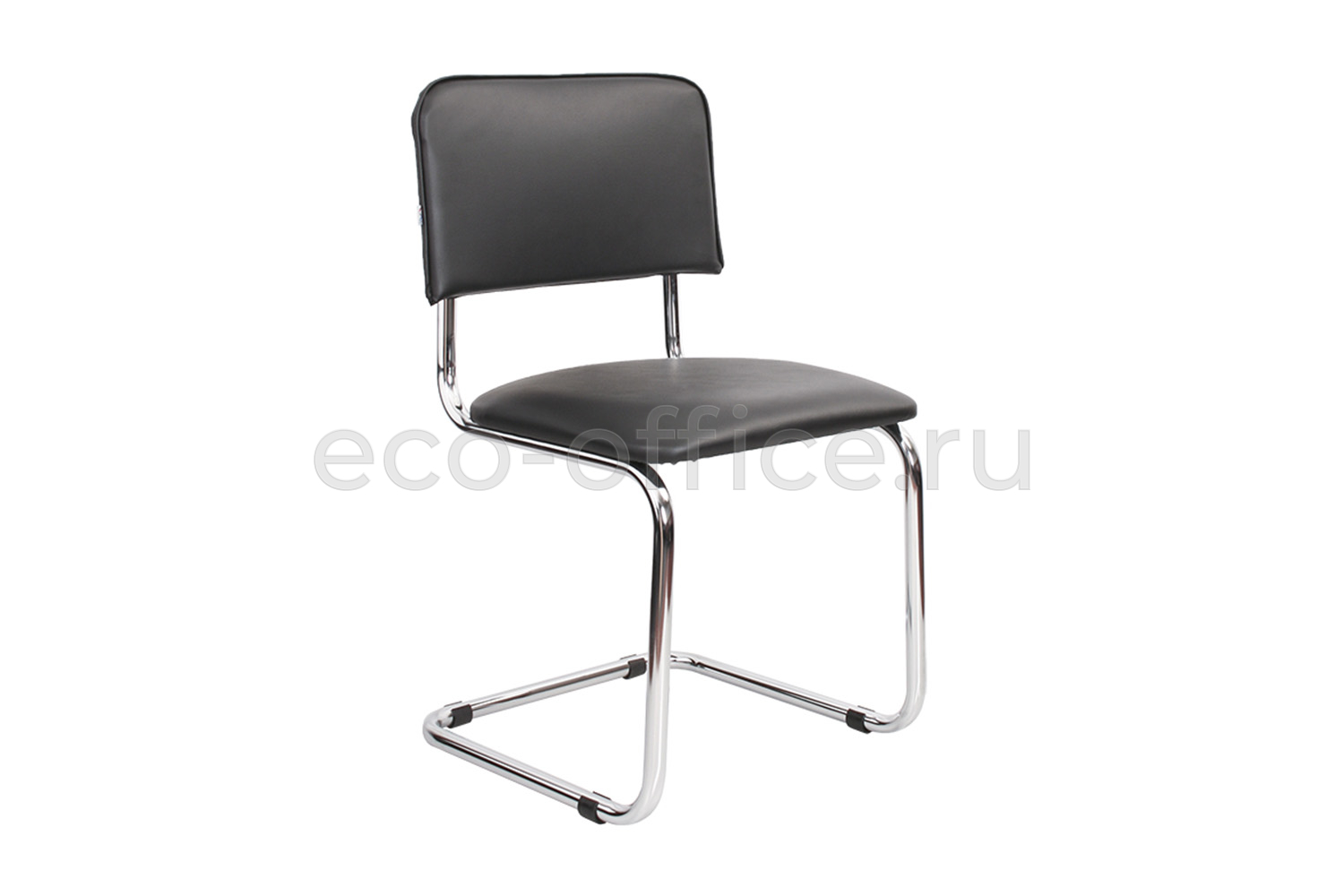 Стул SYLWIA Chrome 450320/V4 Чёрная экокожа купить в Кранодаре