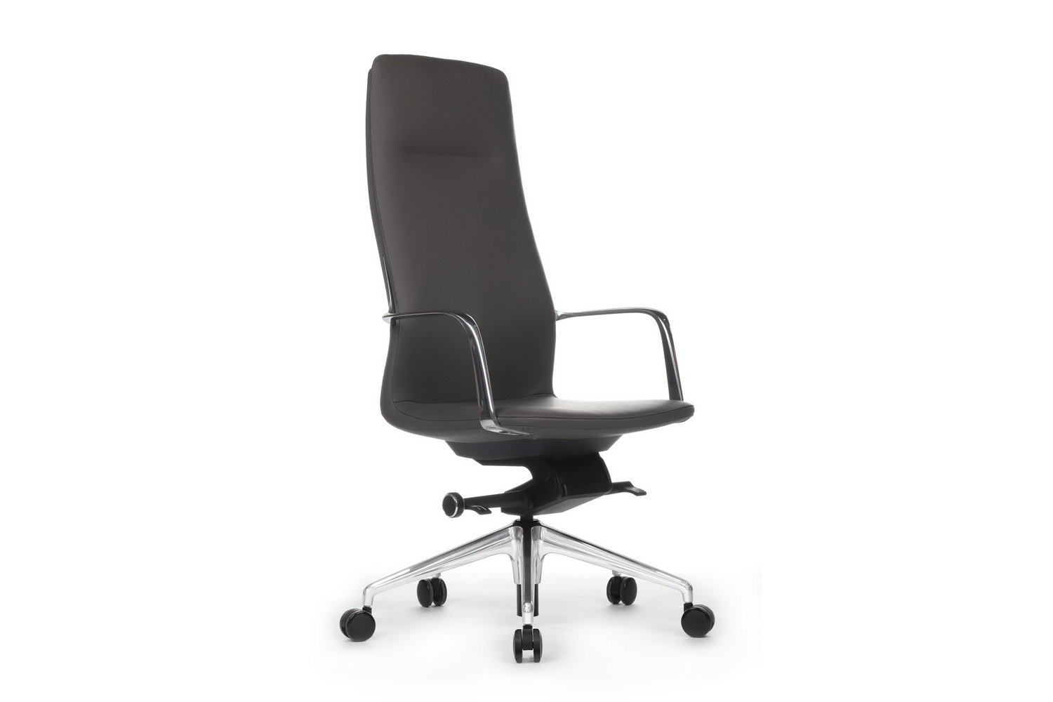 Кресло руководителя RV Design PLAZA FK004-A13 Антрацит кожа купить в Кранодаре