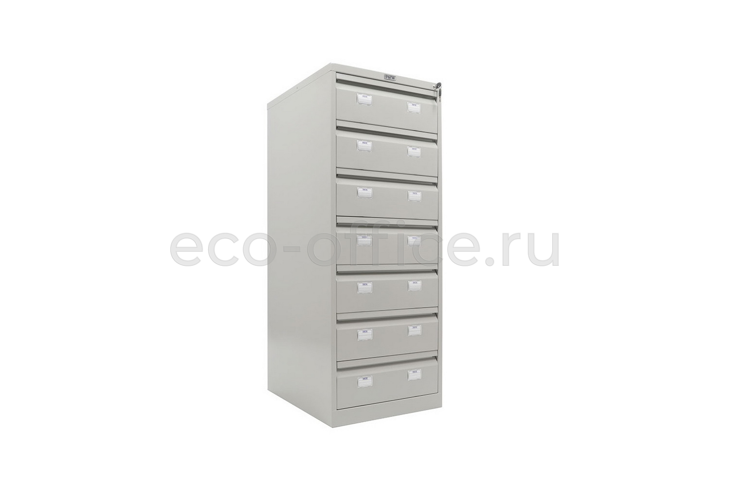 Шкаф картотека ПРАКТИК AFC-07 Серый RAL 7038  стоимость