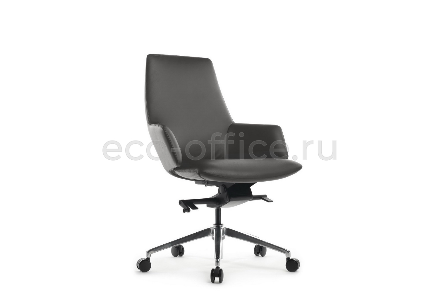 Кресло руководителя RV Design SPELL-M B1719 Антрацит кожа купить в Кранодаре