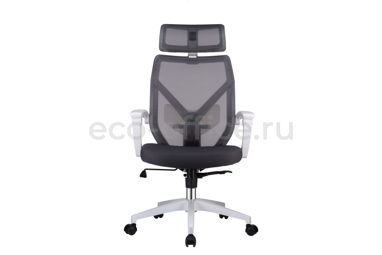 Кресло RV Chair OLIVER W-203 AC Белый пластик / Серая ткань стоимость
