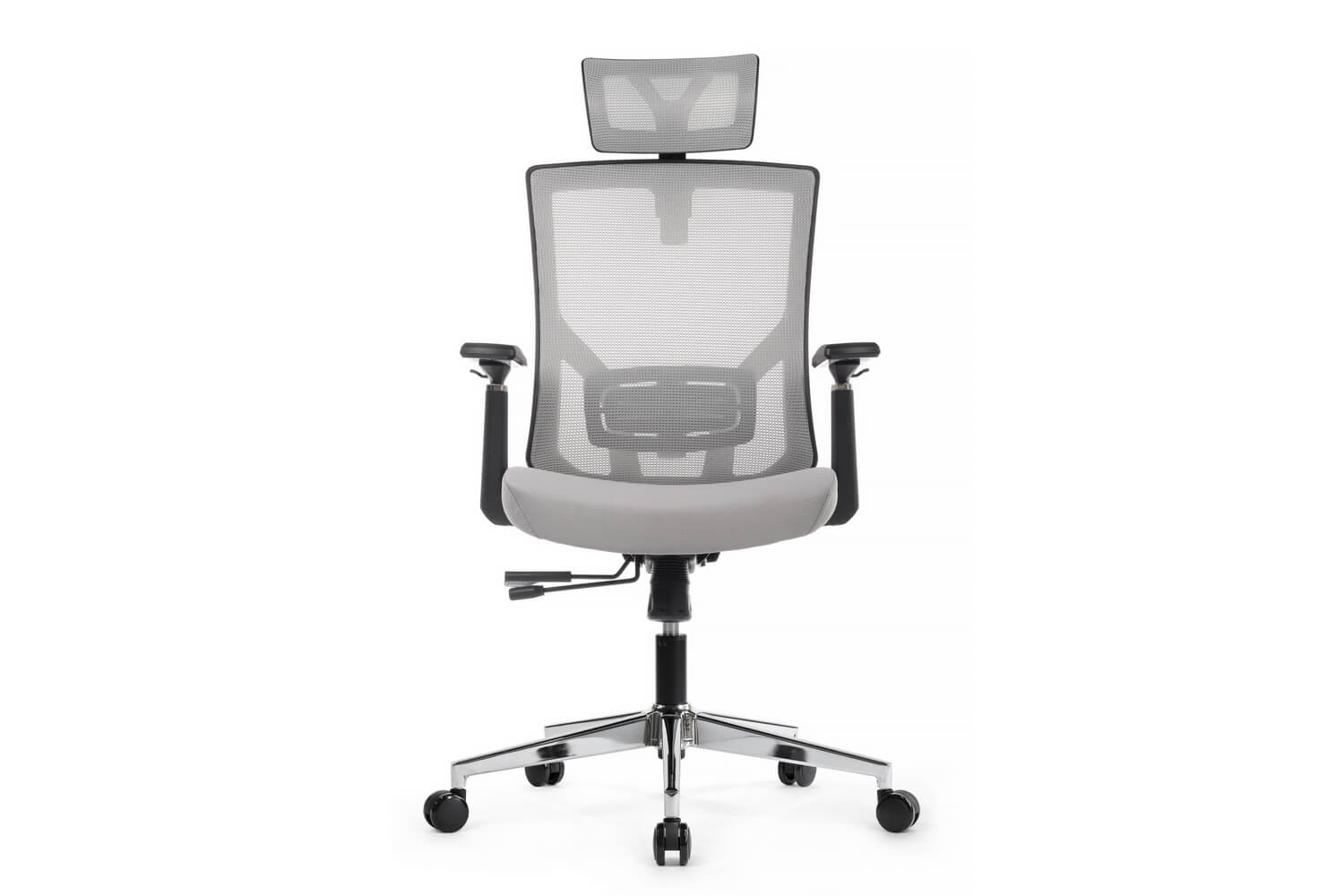 кресло rv chair step a2320 серая сетка / серая ткань фото