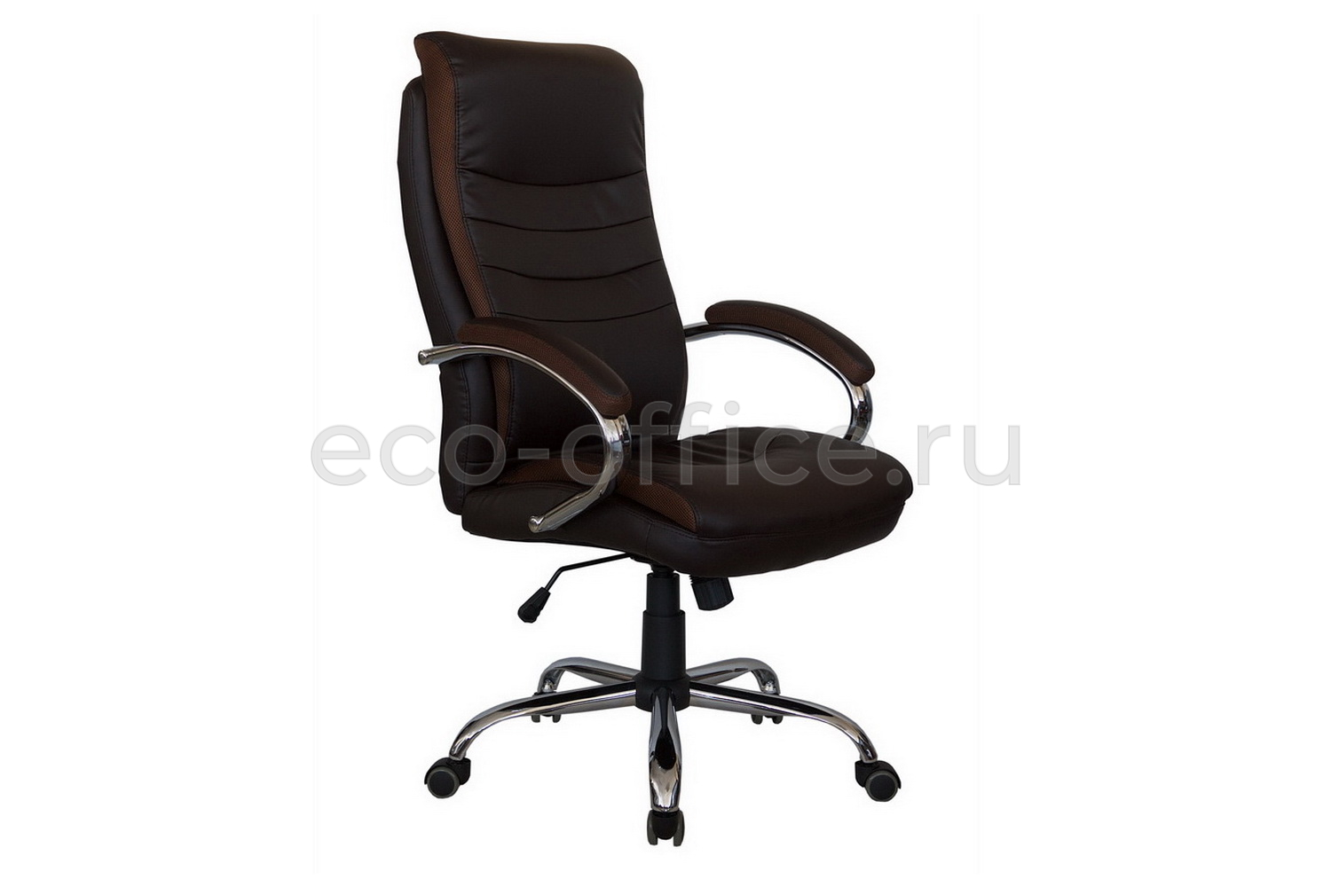 Кресло руководителя RV Chair HOOP 9131 Коричневая экокожа купить в Кранодаре