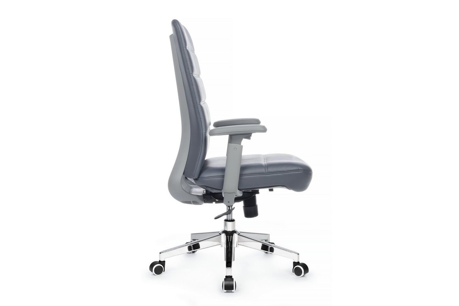 кресло руководителя rv chair sam-m b654-1 синяя экокожа фото