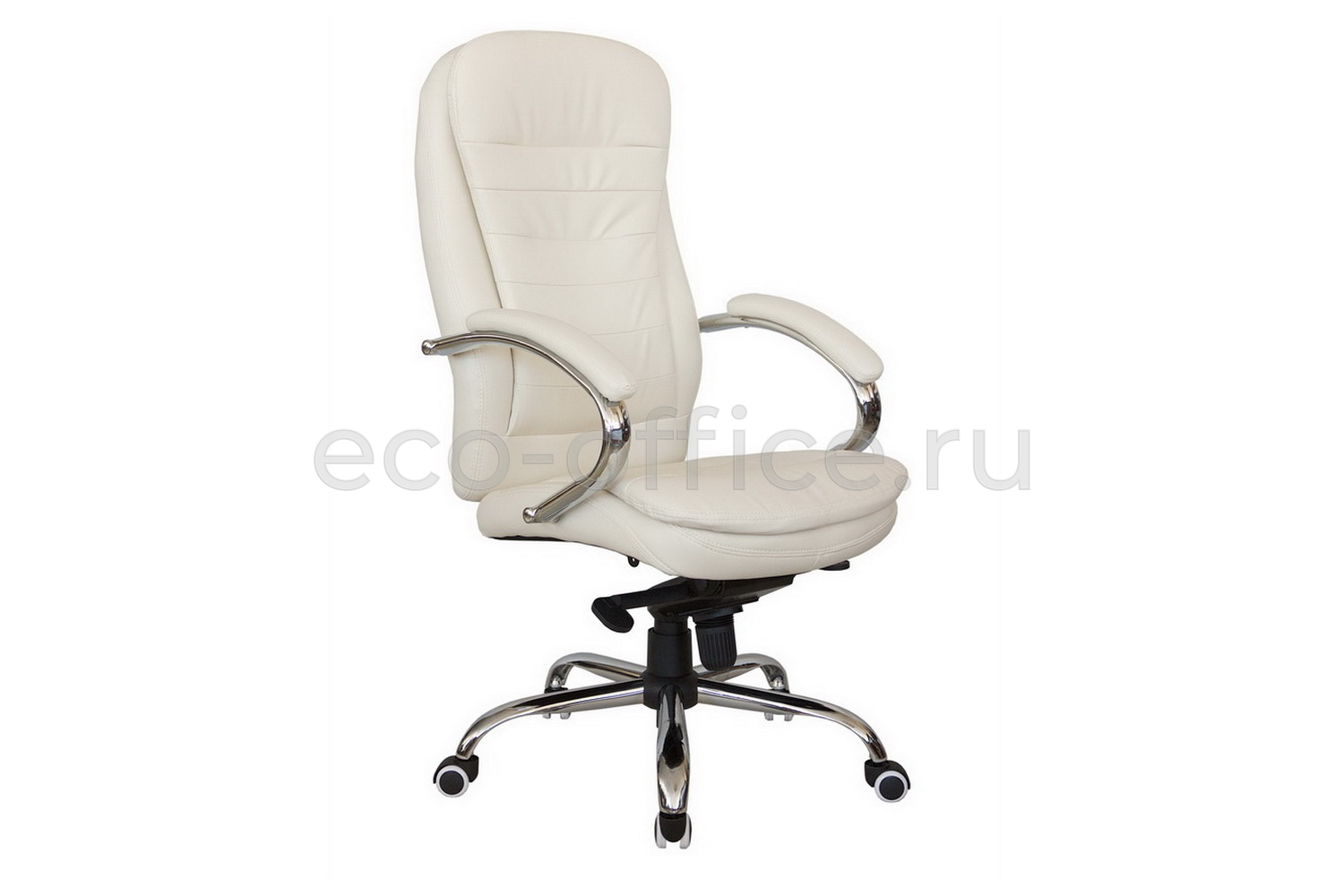 Кресло руководителя RV Chair FAIT 9024 Бежевая экокожа купить в Кранодаре