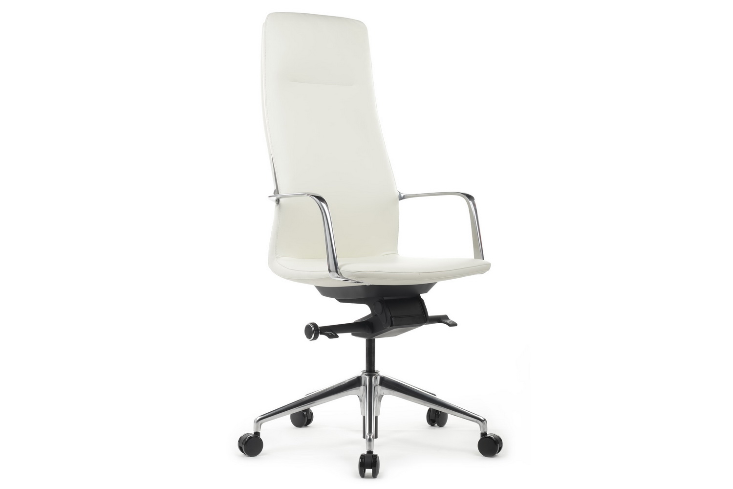 Кресло руководителя RV Design PLAZA FK004-A13 Белая кожа купить в Кранодаре