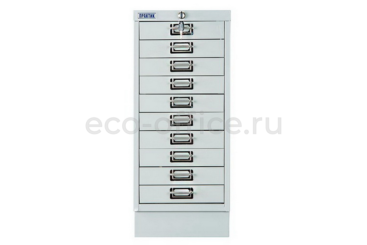 Шкаф картотека ПРАКТИК MDC-A4/650/10 Серый RAL 7038  стоимость