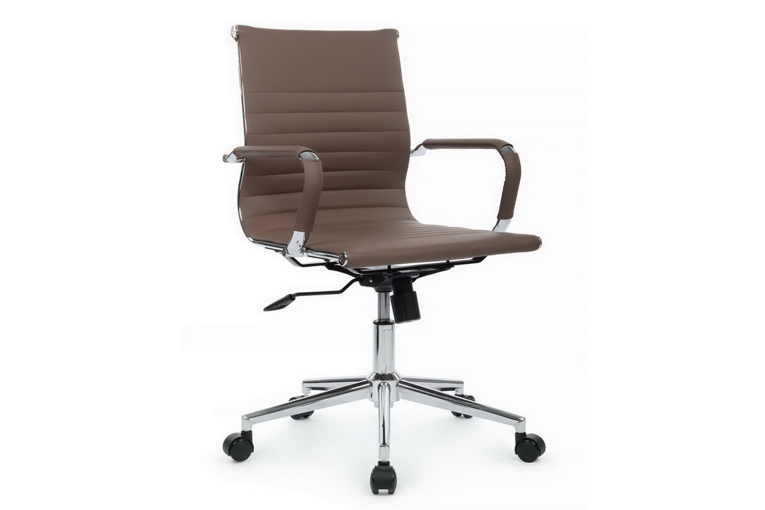 Кресло руководителя RV Chair HUGO 6002-2SE Коричневая экокожа  стоимость