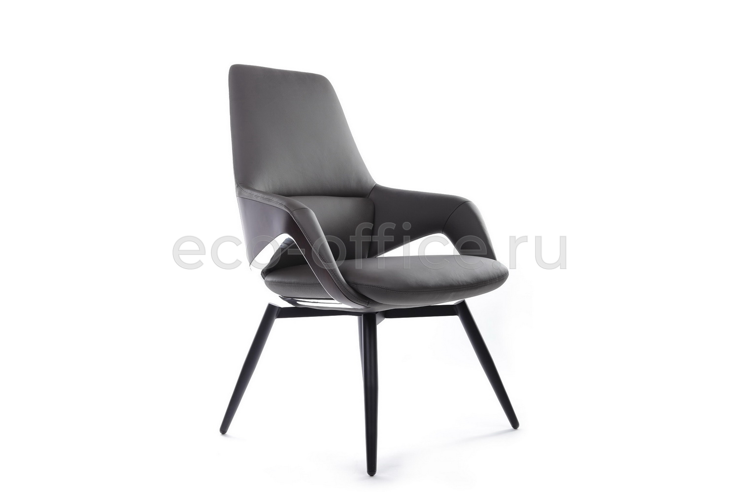 Конференц-кресло RV Design AURA-ST FK005-C Антрацит кожа купить в Кранодаре