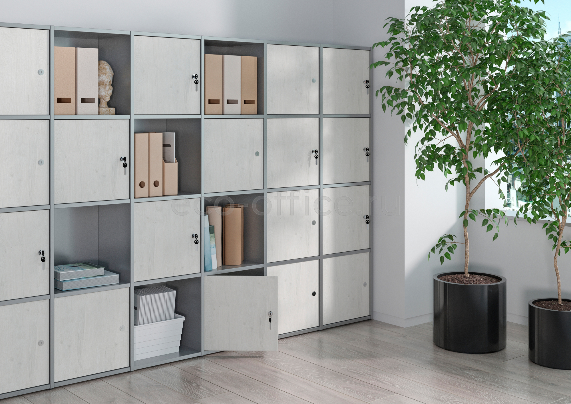 Модульные шкафы LOCKER PLUS Дуб Наварра  стоимость