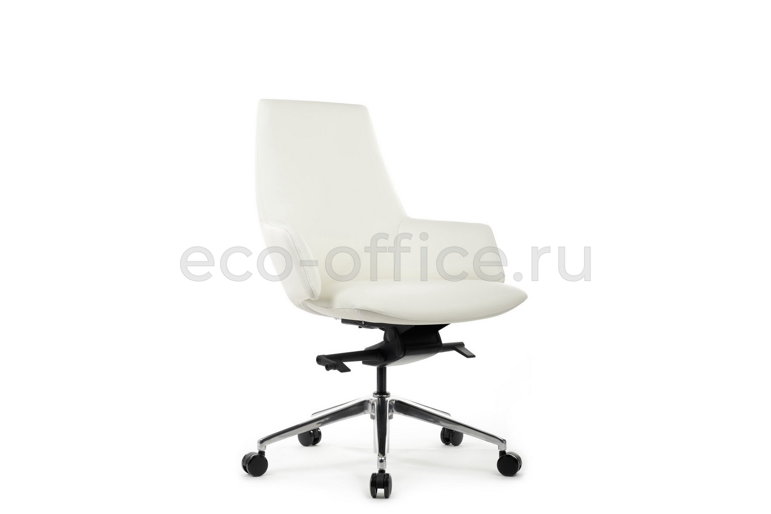 Кресло руководителя RV Design SPELL-M B1719 Белая кожа купить в Кранодаре