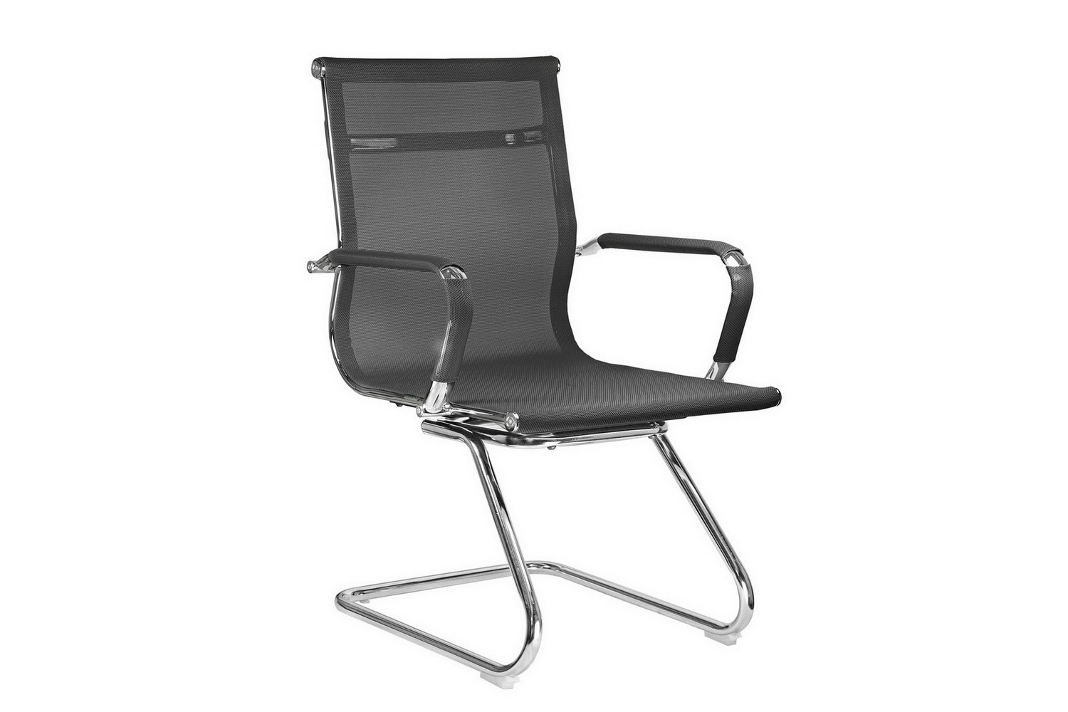 Конференц-кресло RV Chair HUGO 6001-3E Чёрная сетка  стоимость
