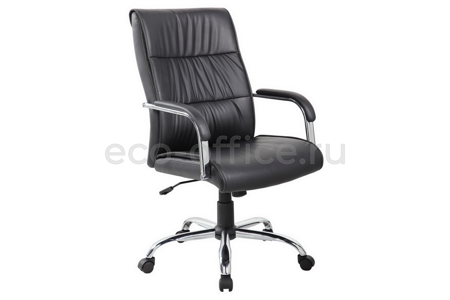 Кресло руководителя RV Chair ATOM 9249-1 Чёрная экокожа  стоимость