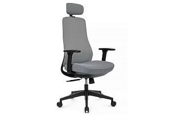 Кресло RV Design MIRO 6249A Чёрный пластик / Серая ткань купить в Кранодаре