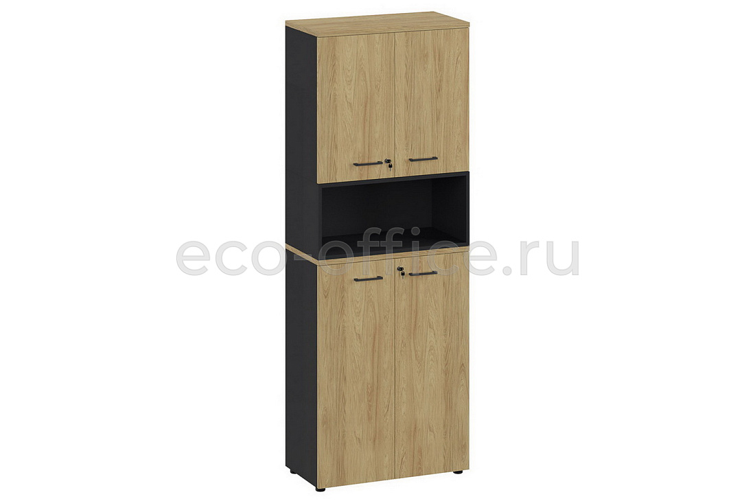 Шкаф высокий составной FLEX 221 hinged/open 156Z 15 156Z.34 Гикори купить в Кранодаре