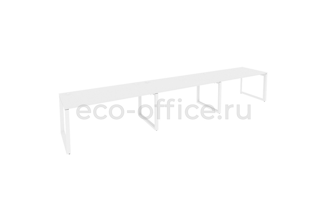 Рабочая станция на O-образном м/к ONIX O.MO-RS-3.4.8 Белый Бриллиант / Белый металл  купить в Кранодаре