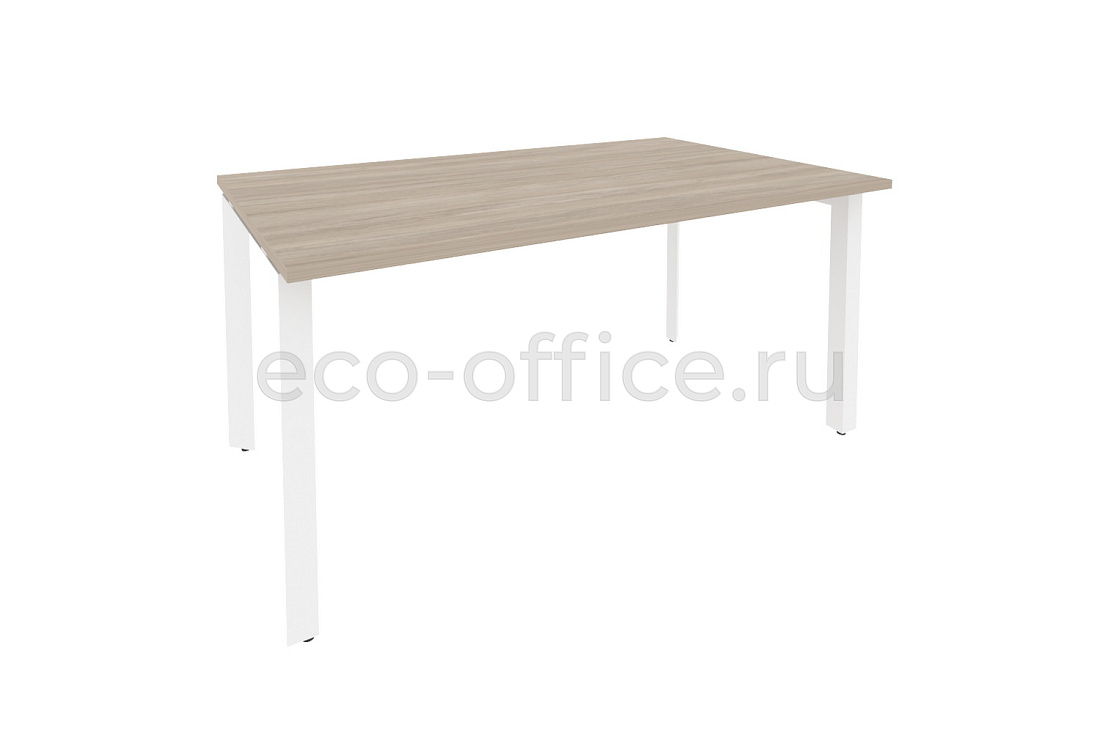 Стол переговорный (1 столешница) ONIX O.MP-PRG-1.4 Дуб Аттик / Белый металл  купить в Кранодаре