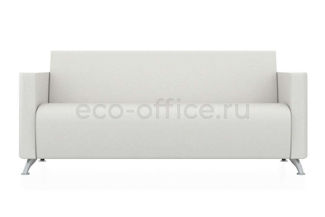 Трехместный диван СИТИ экокожа Euroline 920 Ультра белый купить в Кранодаре