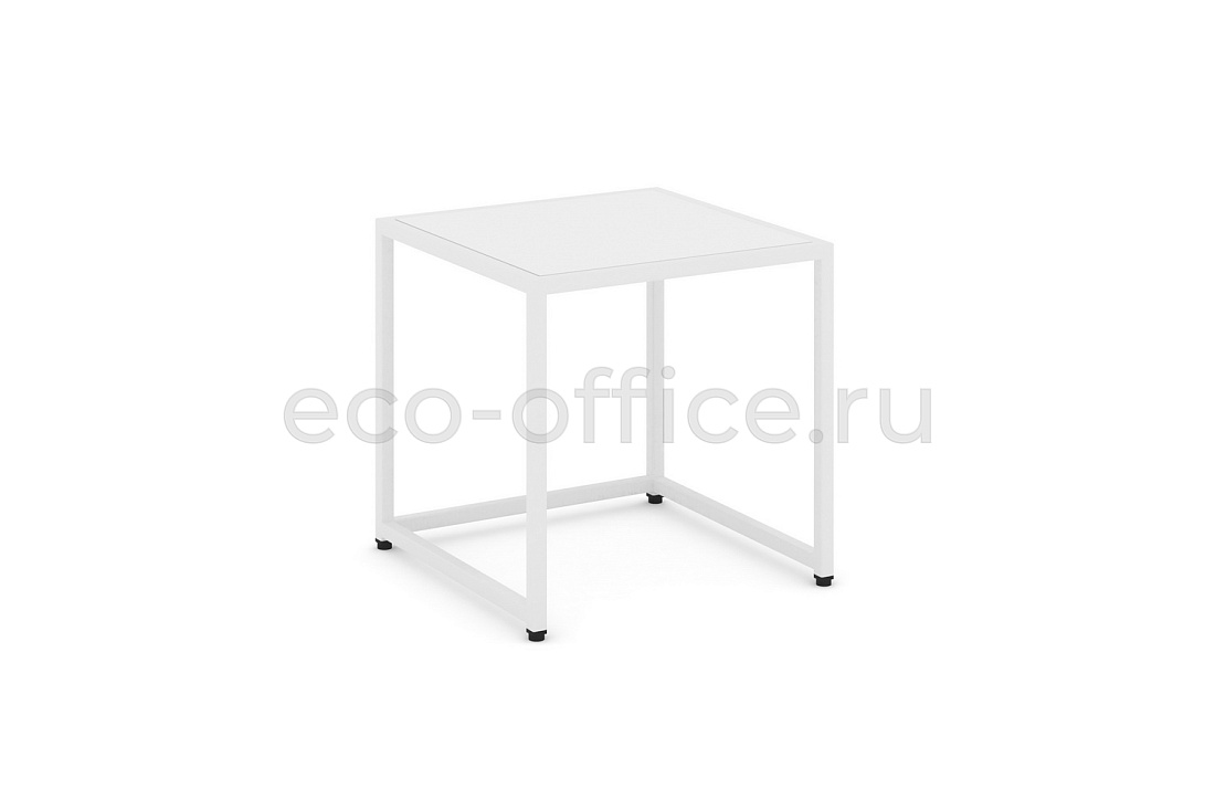 Стол журнальный LOFT VR.L-SJK-45 Белый бриллиант / Белый металл купить в Кранодаре