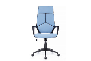 Кресло RV Chair IQ RV 8989 Чёрный пластик / Синяя ткань фото