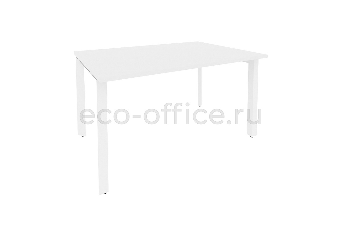 Стол переговорный (1 столешница) ONIX O.MP-PRG-1.3 Белый Бриллиант / Белый металл  купить в Кранодаре