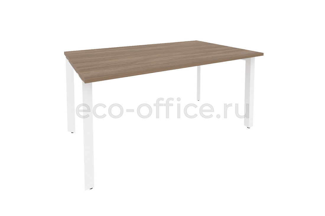 Стол переговорный (1 столешница) ONIX O.MP-PRG-1.4 Дуб Аризона / Белый металл  купить в Кранодаре