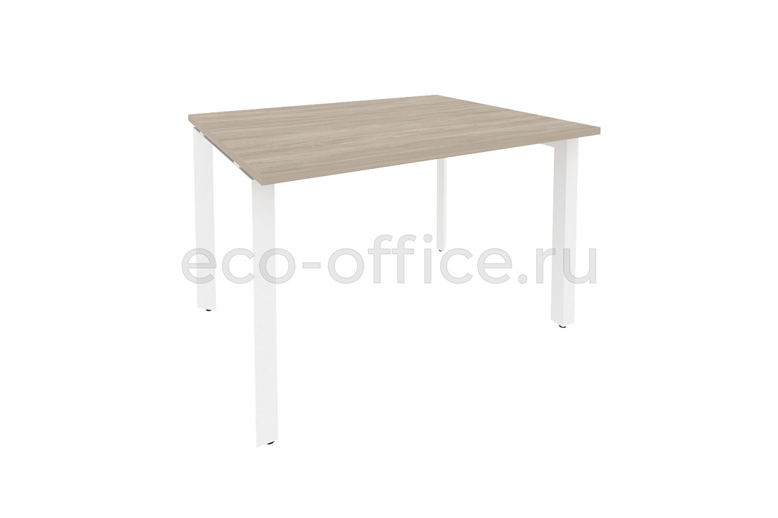 Стол переговорный (1 столешница) ONIX O.MP-PRG-1.2 Дуб Аттик / Белый металл  купить в Кранодаре