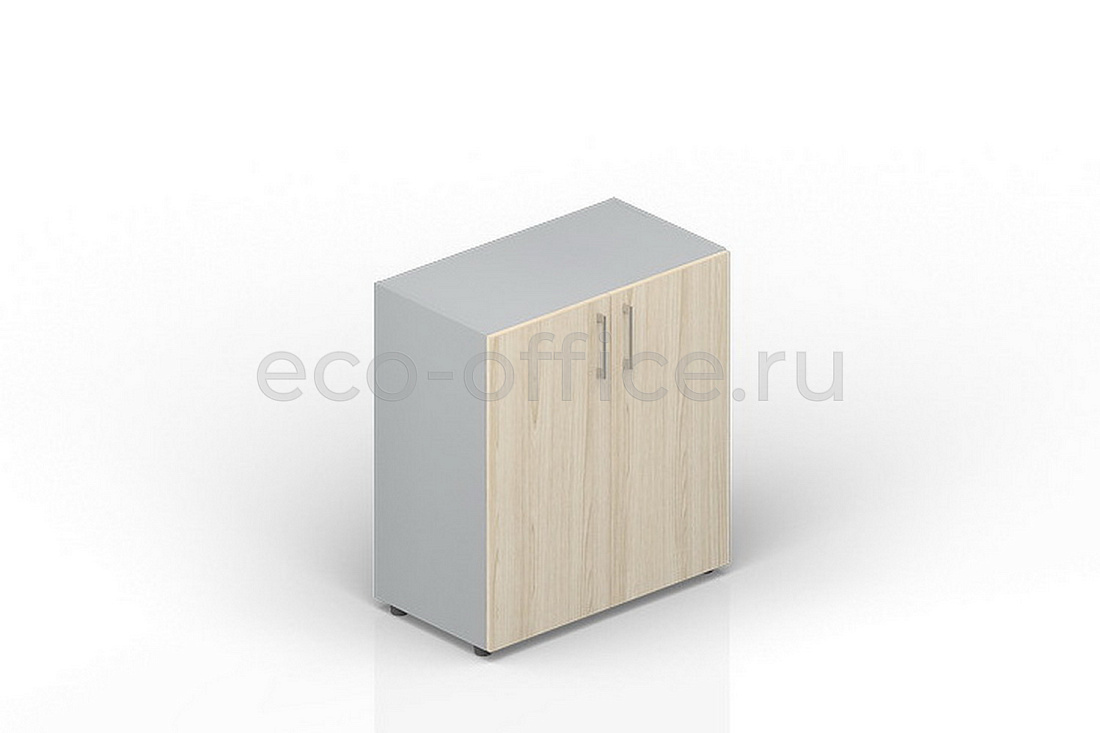 Шкаф для документов низкий EMLS762 Светлый дуб / Белый  стоимость