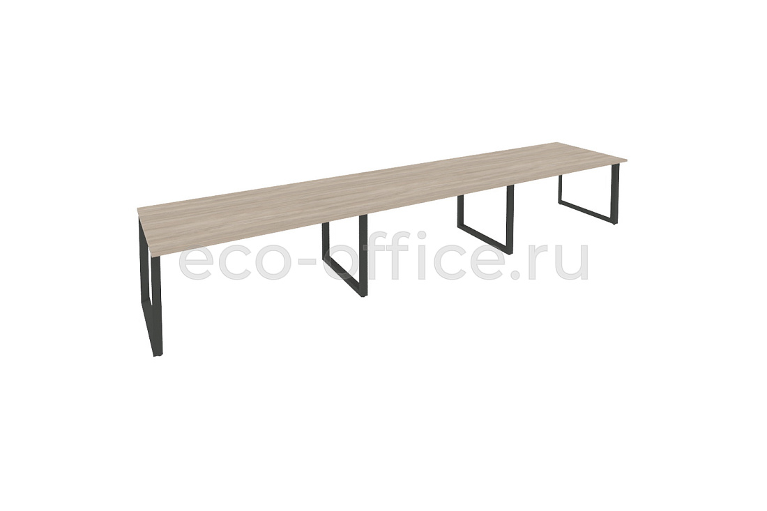 Стол переговорный (3 столешницы) ONIX O.MO-PRG-3.4 Дуб Аттик / Антрацит металл  купить в Кранодаре