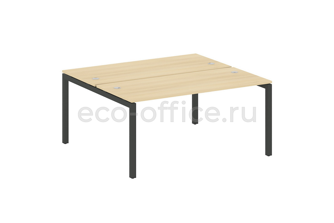 Рабочая станция METAL SYSTEM QUATTRO 5x5 50БП.РАС-СП-2.4 Акация Лорка / Антрацит металл купить в Кранодаре