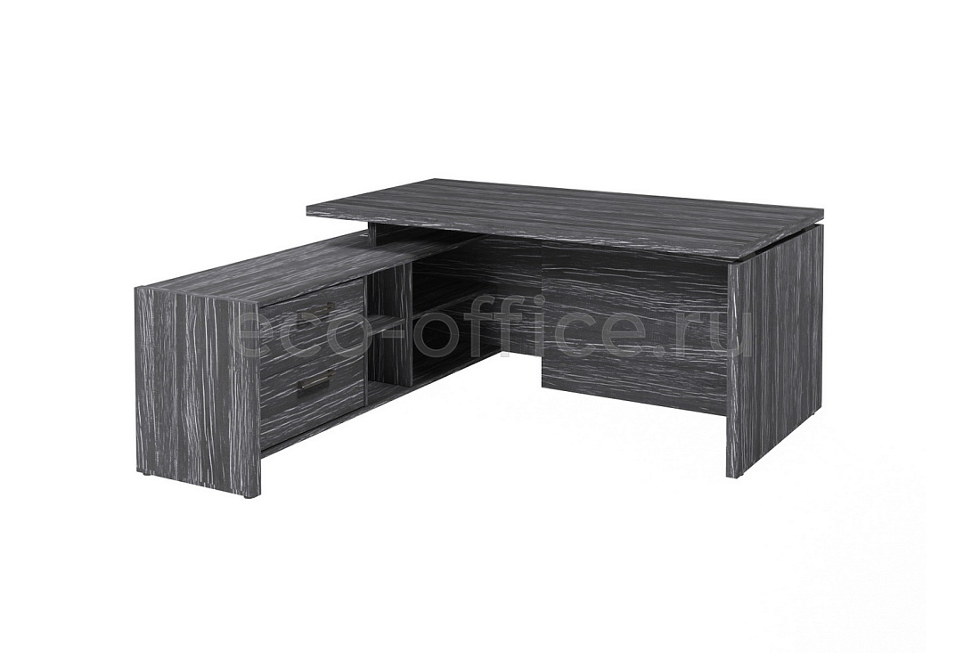 Стол с опорной тумбой левый FESTUS FB-119L.DD Древесина Графит  стоимость