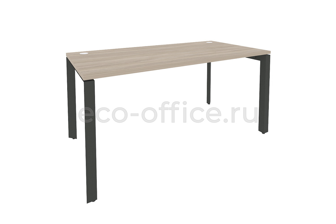 Стол рабочий на П-образном м/к ONIX O.MP-SP-4.8 Дуб Аттик / Антрацит металл  купить в Кранодаре