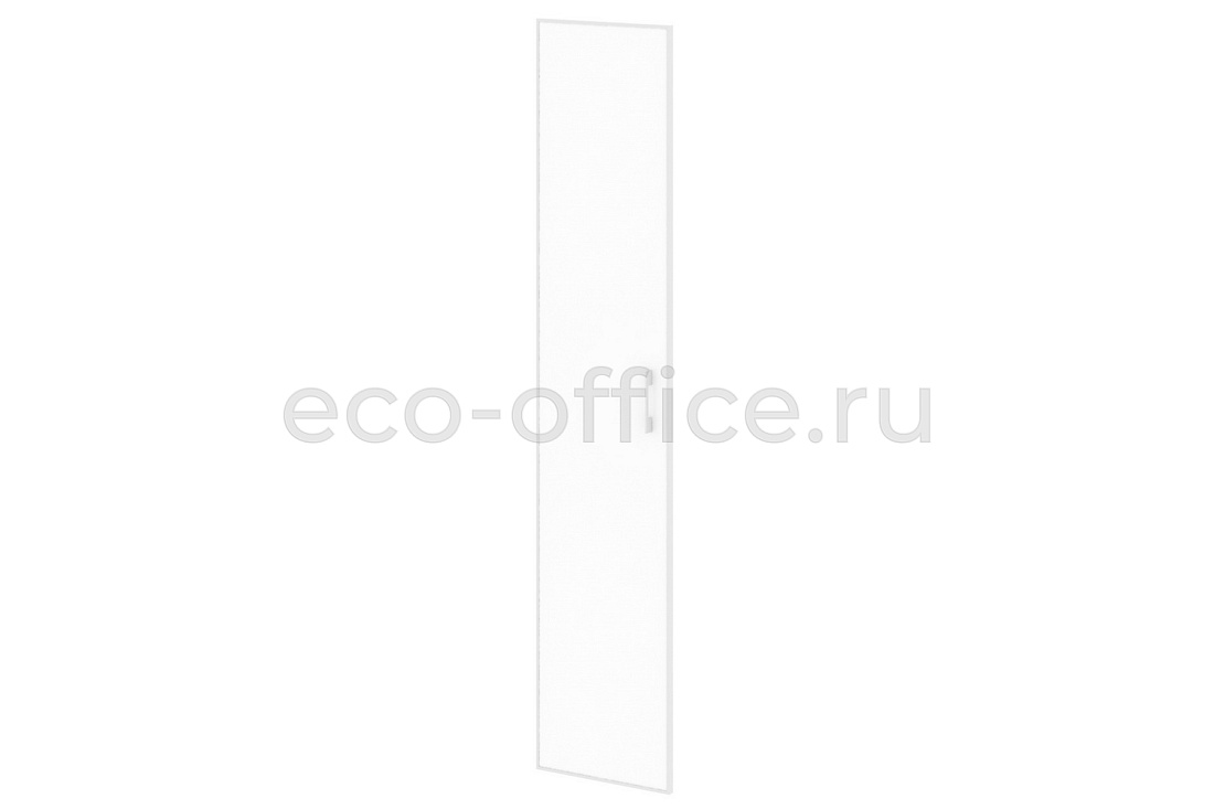 Дверь высокая стеклянная левая YALTA LT.S-1 R (L) white Белое стекло купить в Кранодаре