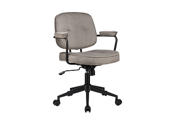 Кресло ECO-CHAIR CHESTER W-221T Серый велюр купить в Кранодаре