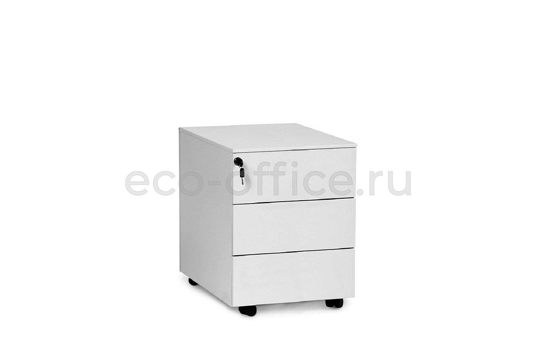 Тумба мобильная 3 ящика UNI CP3 BI / 5133335901 Белый купить в Кранодаре