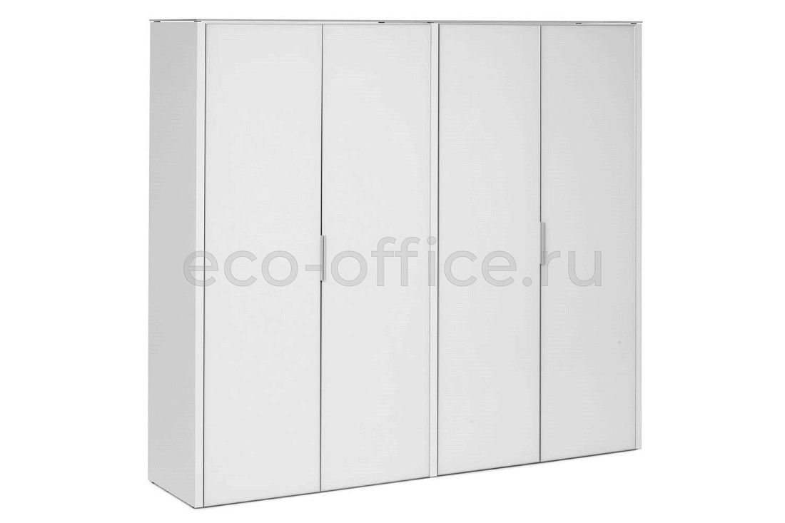Шкаф для бумаг 4 двери GALA LIB4/980 +2*LIBW/980 WHITE crvGLASS купить в Кранодаре
