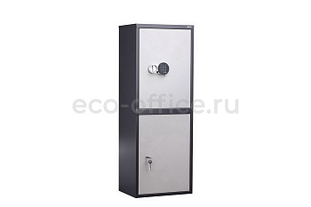 Шкаф бухгалтерский AIKO SL-125/2T EL Графит (RAL 7024) / Светло-серый (RAL 7038) купить в Кранодаре