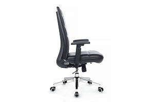 Кресло руководителя RV Chair SAM-M B654-1 Чёрная экокожа фото
