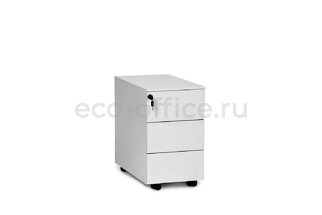 Тумба мобильная 3 ящика узкая UNI СSP3 BI / 5133764901 CS3 BI / 5133359901Белый купить в Кранодаре