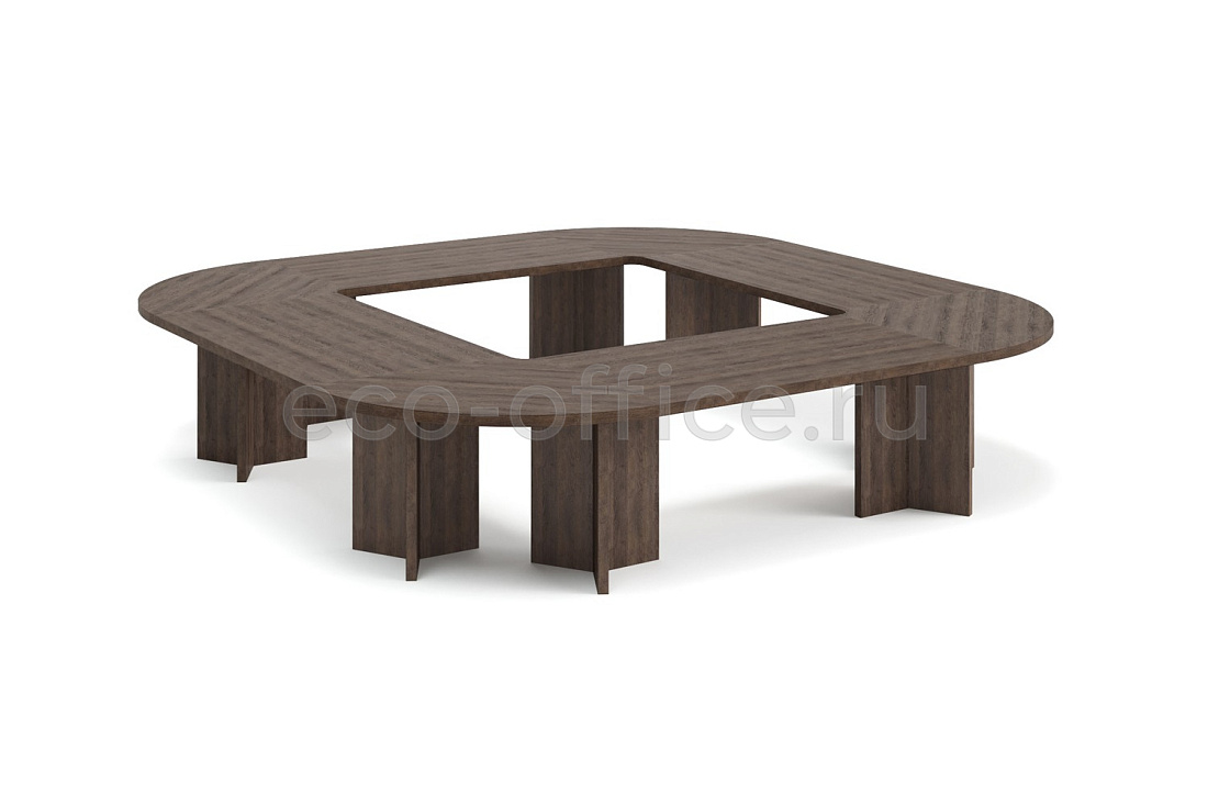 Стол переговоров LAVA Conference table 360x360 Табак купить в Кранодаре