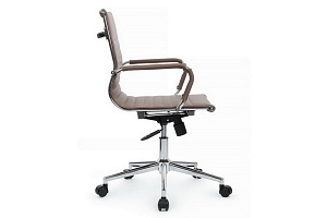 Кресло руководителя RV Chair HUGO 6002-2SE Коричневая экокожа фото