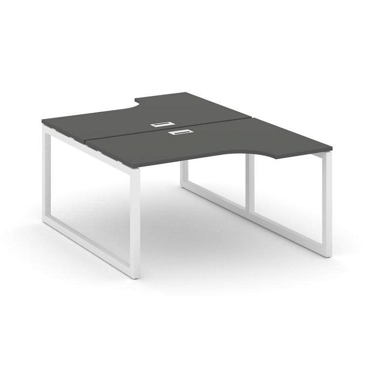 рабочая станция эргоном. style project sn-5o.drpa-001 антрацит/металл белый фото