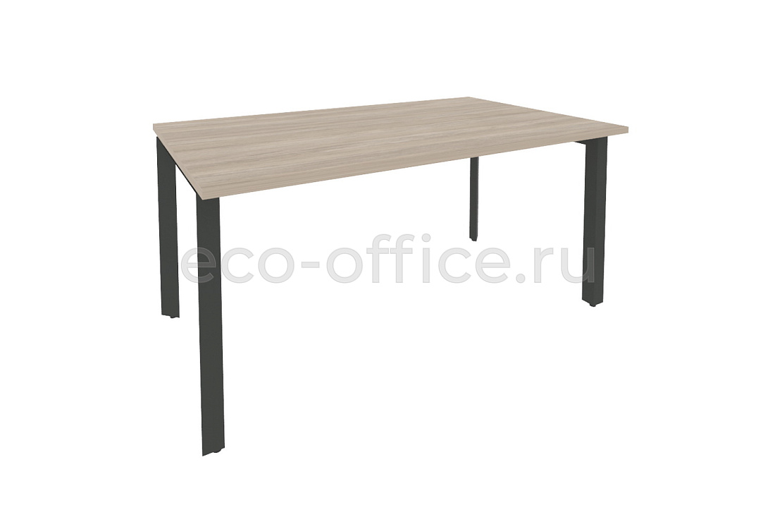 Стол переговорный (1 столешница) ONIX O.MP-PRG-1.4 Дуб Аттик / Антрацит металл  купить в Кранодаре