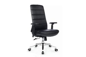 Кресло руководителя RV Chair SAM-M B654-1 Чёрная экокожа фото