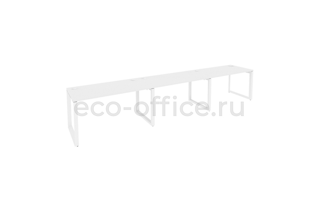 Рабочая станция на O-образном м/к ONIX O.MO-RS-3.3.7 Белый Бриллиант / Белый металл  купить в Кранодаре