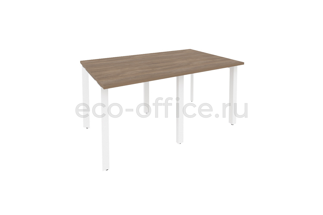 Стол переговорный (2 столешницы) ONIX O.MP-PRG-2.0 Дуб Аризона / Белый металл  купить в Кранодаре