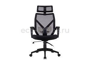 Кресло RV Chair OLIVER W-203 AC Чёрный пластик / Чёрная ткань фото