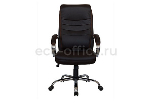 Кресло руководителя RV Chair HOOP 9131 Коричневая экокожа фото
