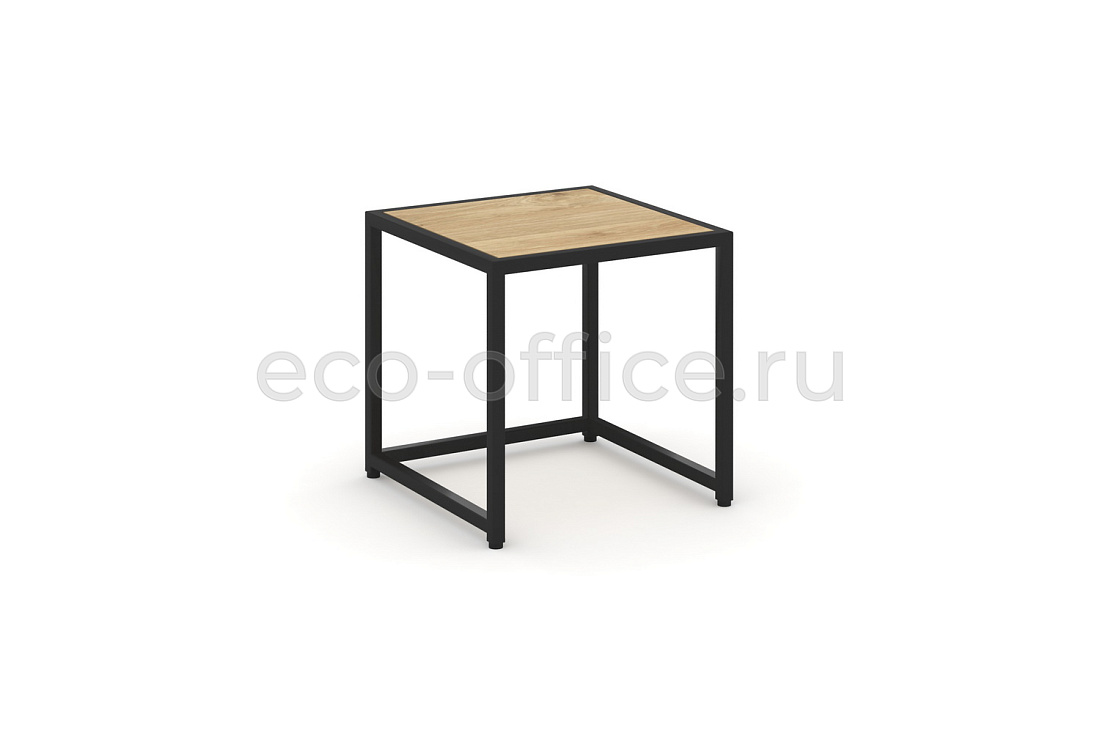 Стол журнальный LOFT VR.L-SJK-40 Тиквуд Светлый / Чёрный металл купить в Кранодаре